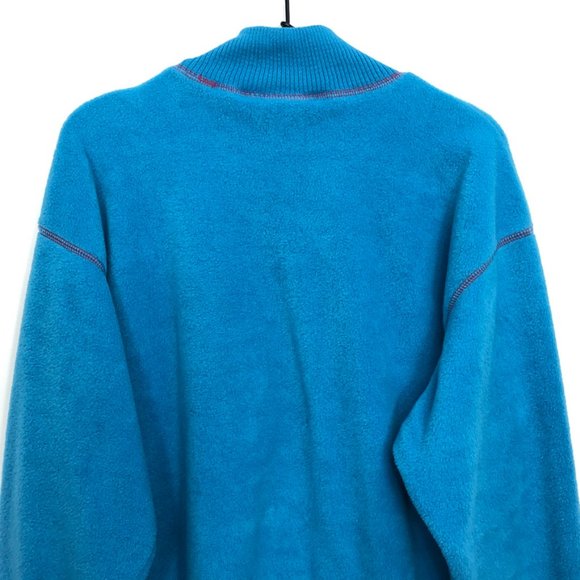 Disney World Vintage Minnie Mouse Embroider Fleece Turtleneck Pullover, Small - Picture 8 of 13